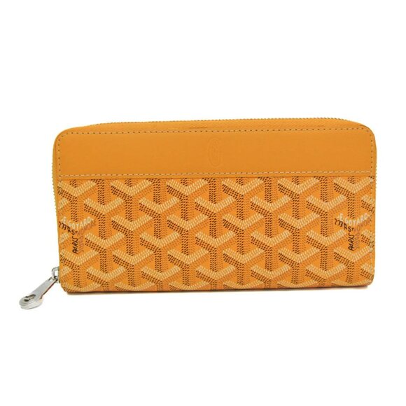 GOYARD Yellow Leather Wallet - Picture 1 of 16
